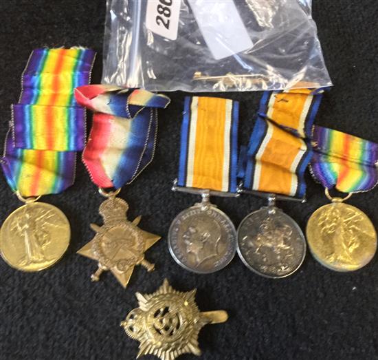 RAF pair of WWI medals